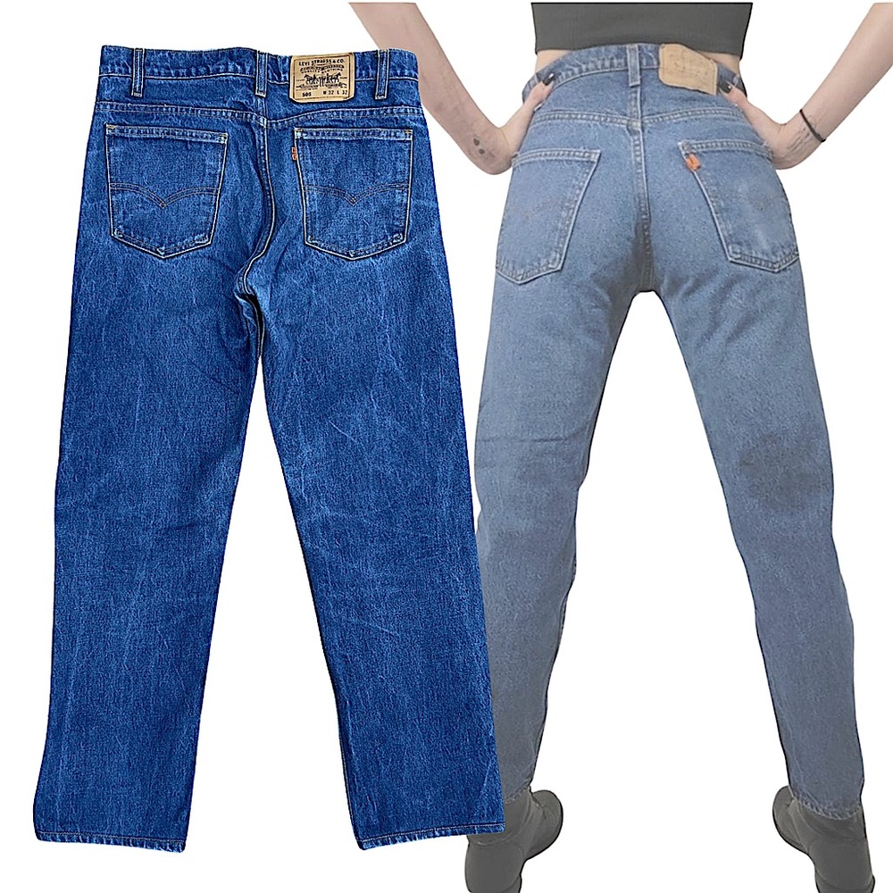 Vintage Levi’s 505 Orange Tab Straight Leg Jeans 20505-0217 Made in USA 80’s